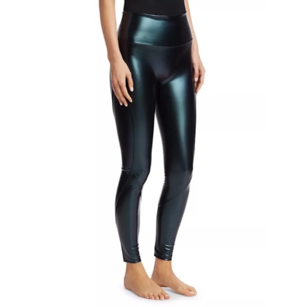 SPANX Liquid Leather-Look Leggings XL